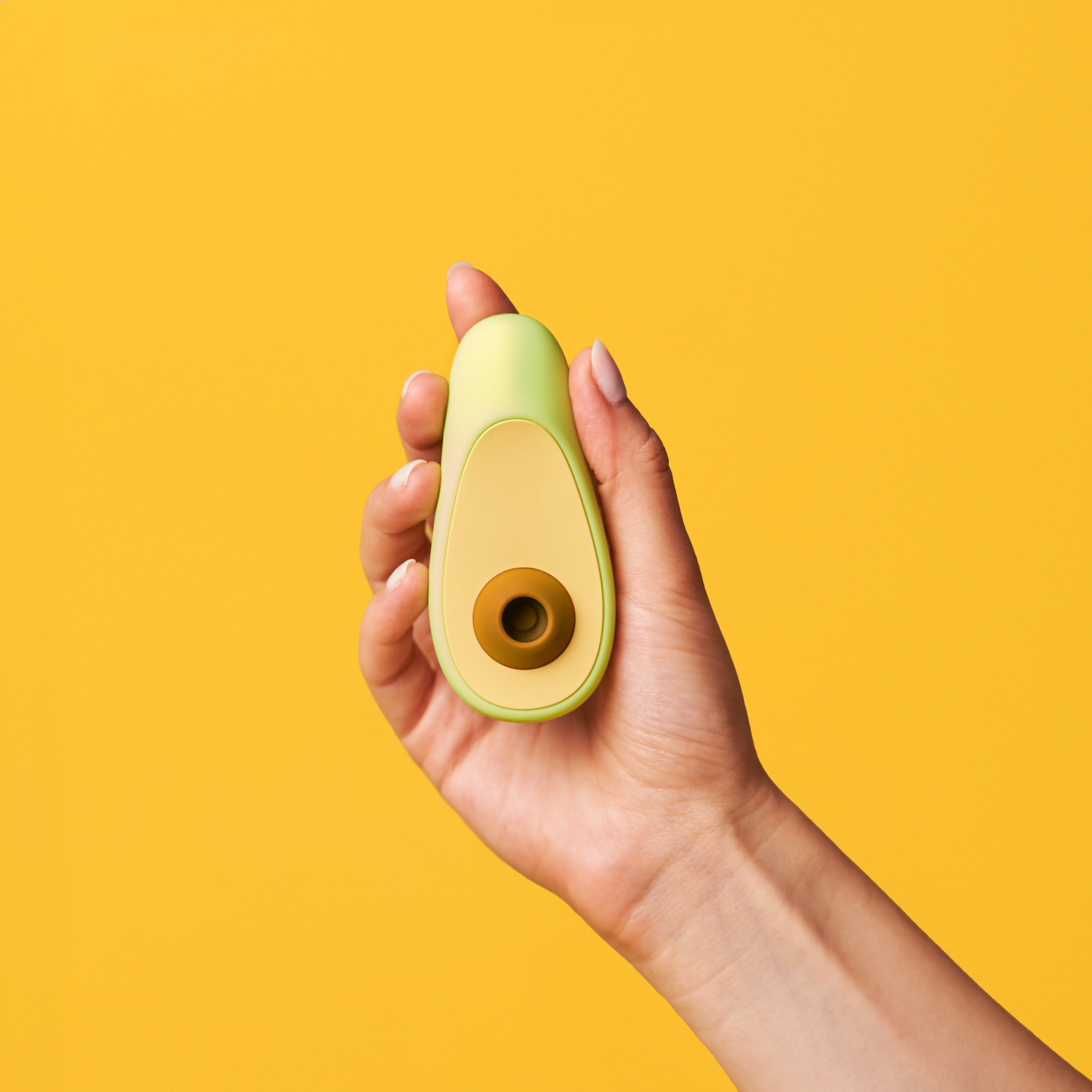 Avocado toy — detail and texture